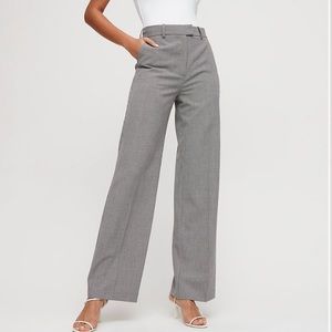 Aritzia Babaton SADIKI PANT - Blk/Wht Micro Hounds